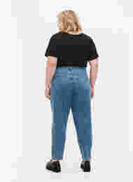 Cropped Gemma jeans med høj talje, Light blue denim, Model