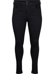 Super slim jeans med h&oslash;j talje, Black