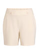 Shorts med lommer og l&oslash;s pasform, Beige, Packshot image number 0