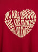 T-shirt med motiv , R&oslash;d, Packshot image number 2