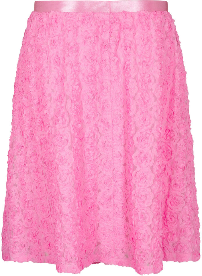 Midinederdel med 3D-blomster, Dianthus, Packshot image number 1