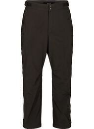 Softshell bukser med justerbar velcro, Sort