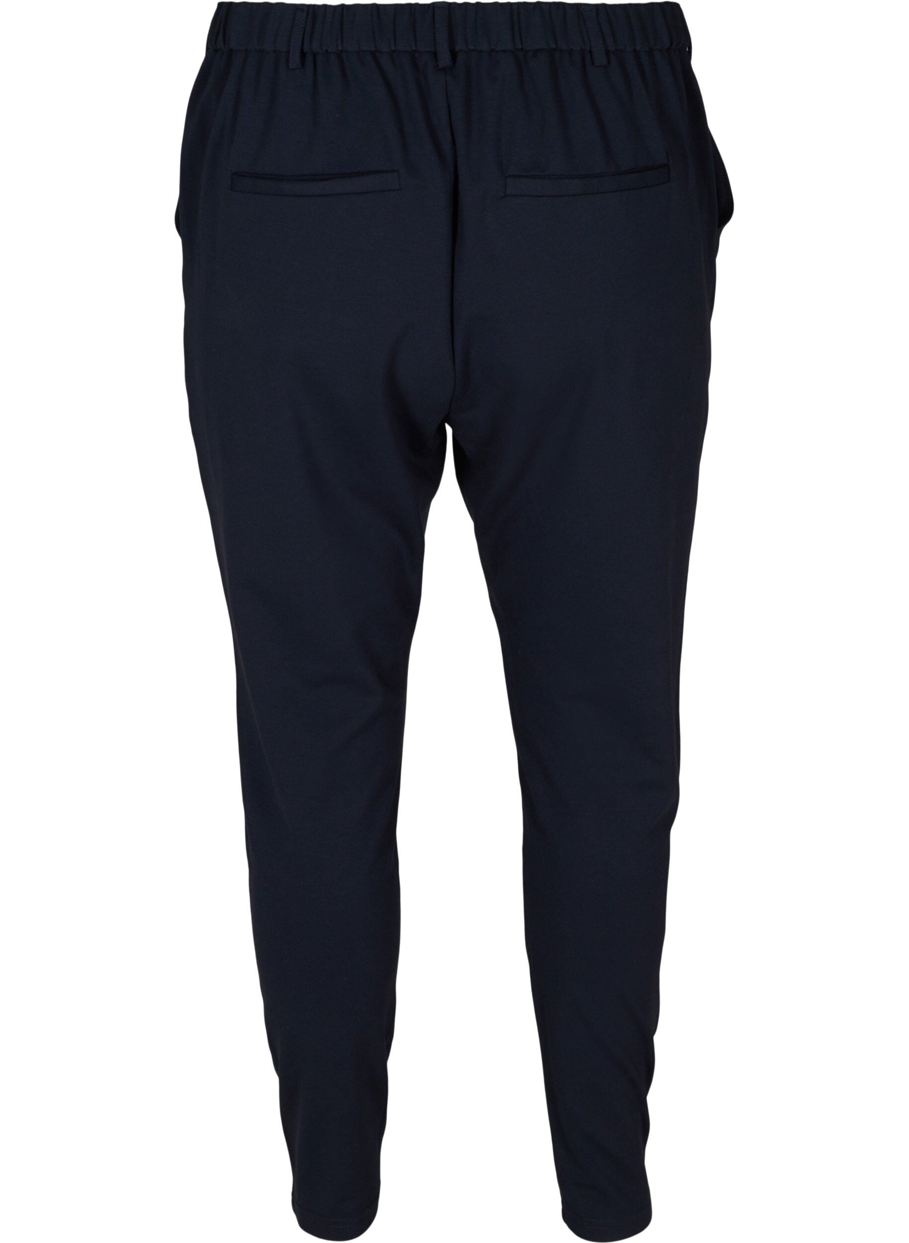ZizziCropped Maddison bukser, Bl&aring;, Packshot image number 1