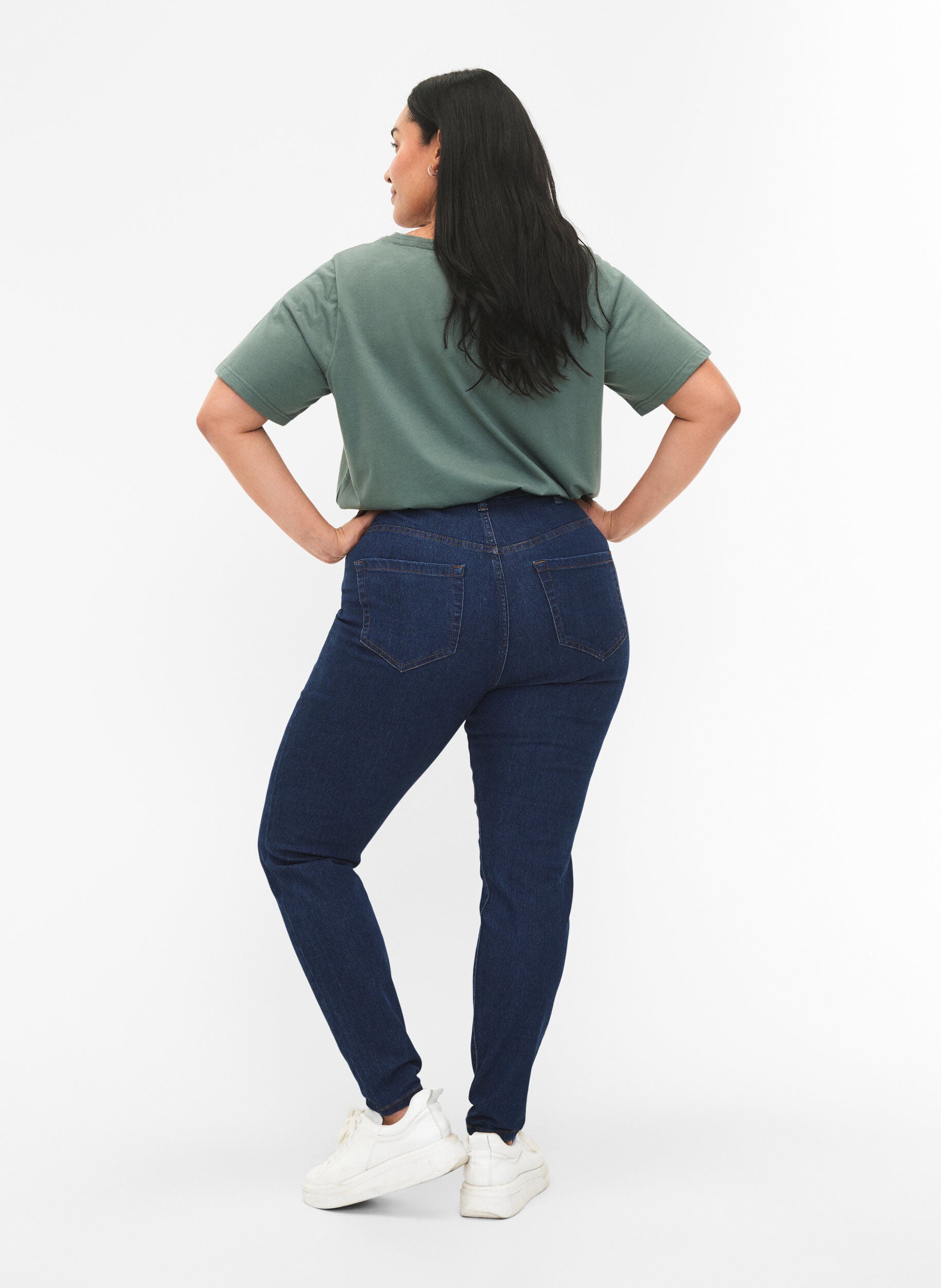 ZizziJeans med super slim fit, Bl&aring;, Model image number 1