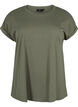 Kort&aelig;rmet t-shirt i bomuldsblanding, Gr&oslash;n, Packshot image number 0