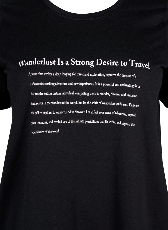 FLASH - T-shirt med motiv, Black Wanderlust, Packshot image number 2
