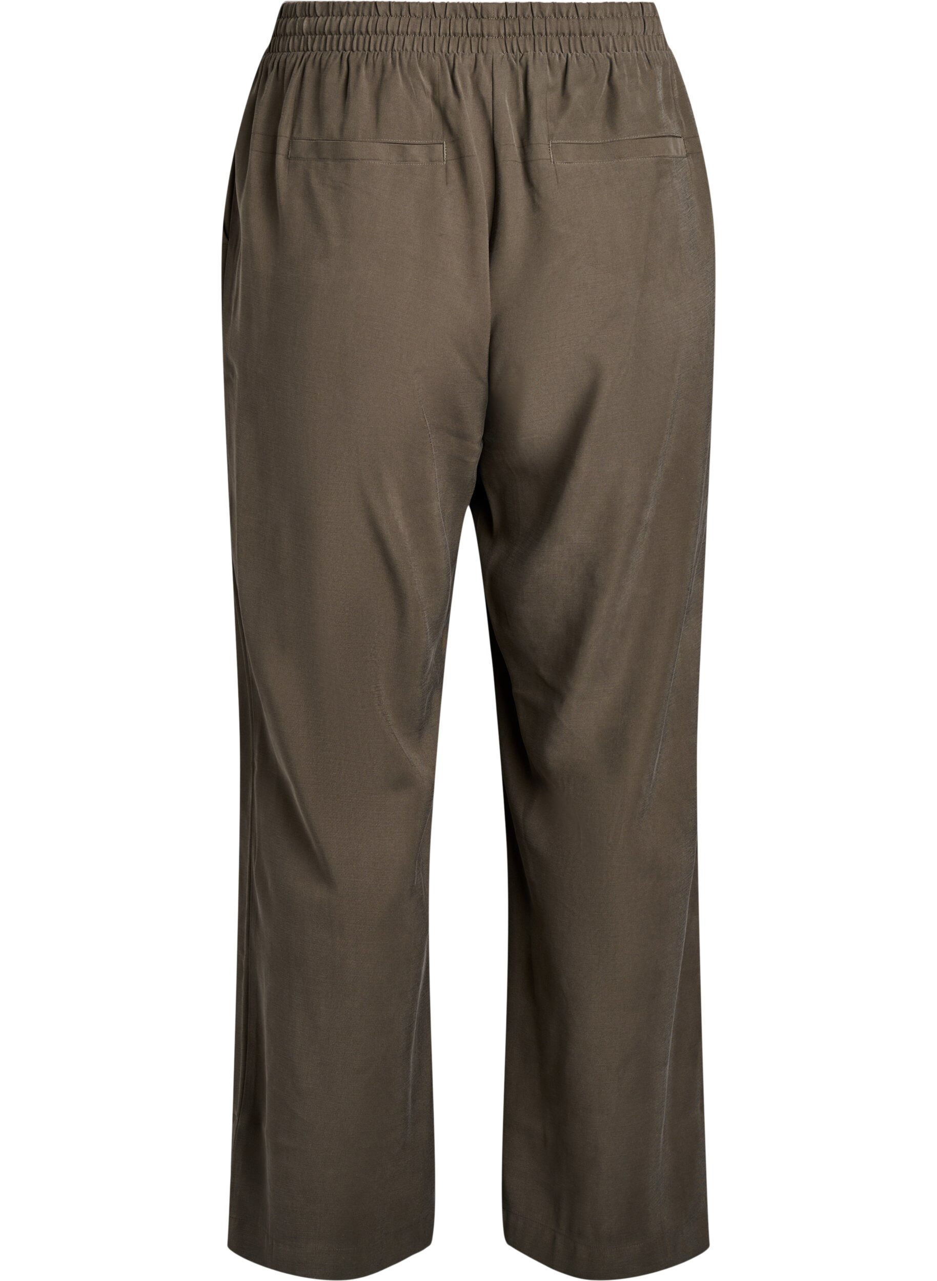 Zizzi FLASH - Viskosebukser med elastisk linning, Gr&oslash;n, Packshot image number 1