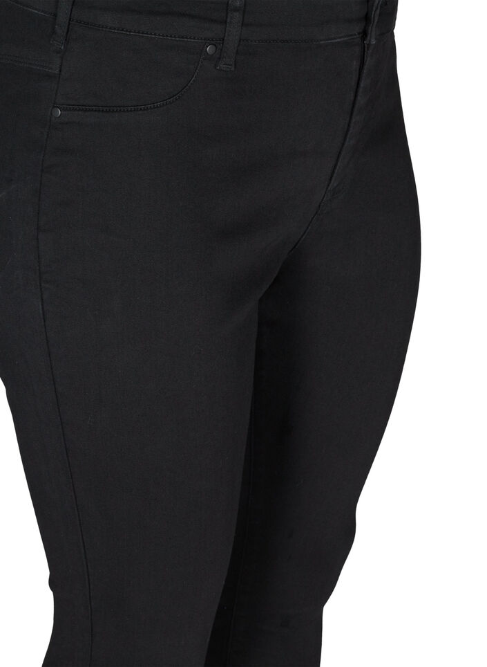 Jeggings i bomuldsblanding, Black, Packshot image number 2