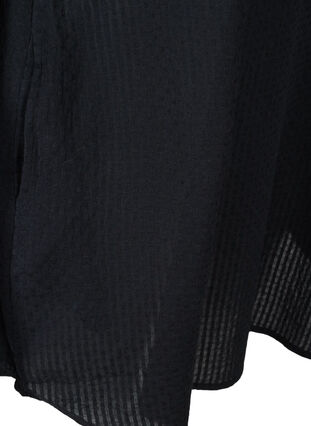 Ærmeløs tunika i bomuld, Black, Packshot image number 3