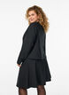 Kort nederdel med A-shape, Sort, Model image number 2