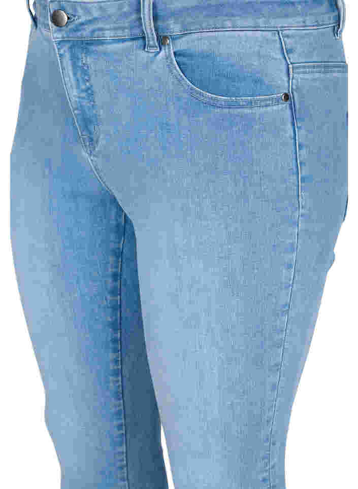 Ekstra slim Sanna jeans med broderidetalje, Light blue, Packshot image number 2