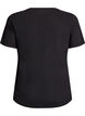 T-shirt med motiv, Sort, Packshot image number 1