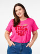 Bomulds t-shirt med motiv, Raspb. w. Strawberry, Model image number 0