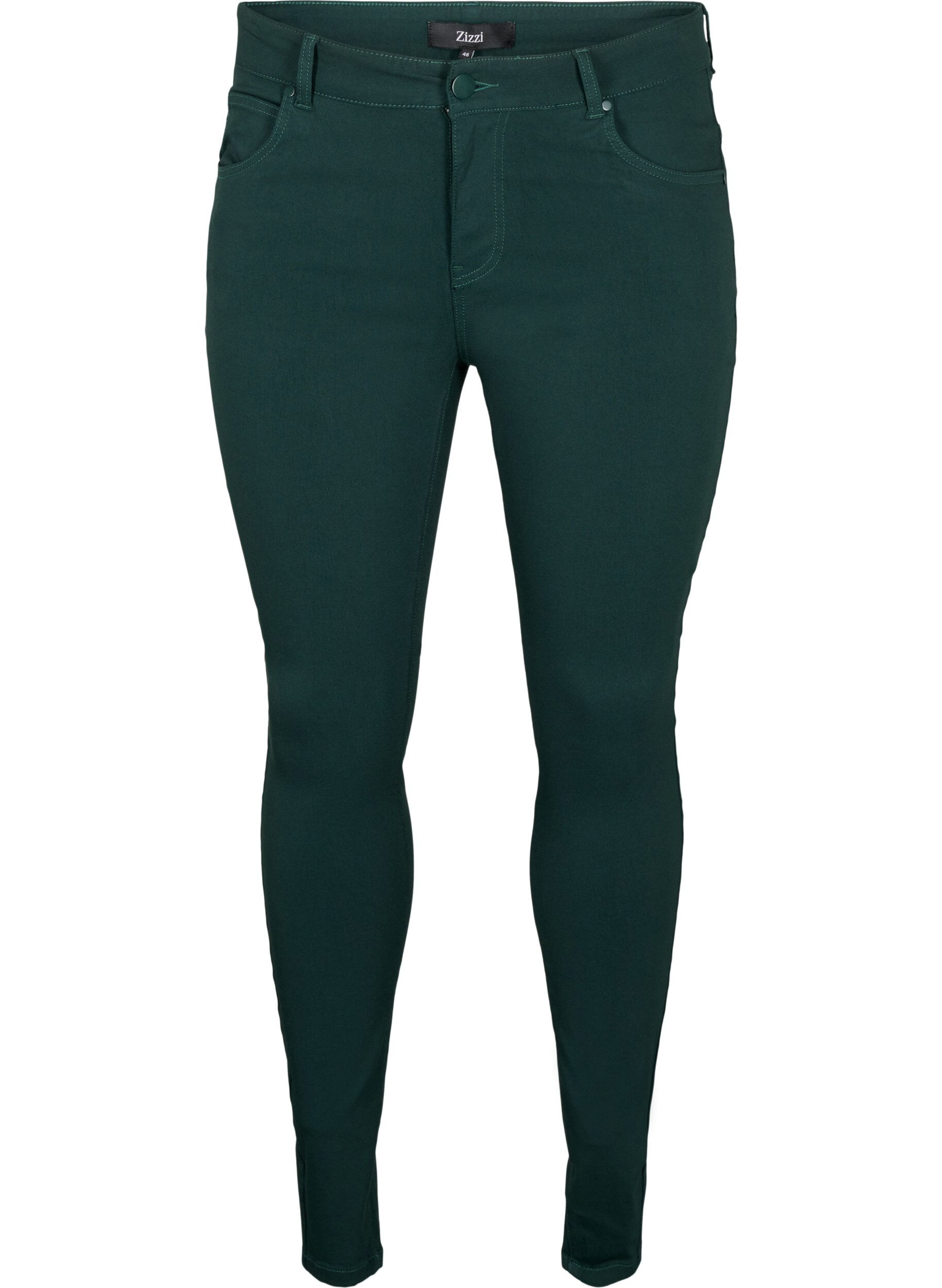 Slim fit bukser med lommer