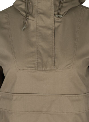Anorak med hætte og lomme , Bungee Cord , Packshot image number 2
