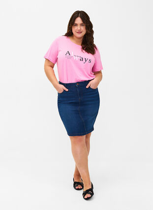 FLASH - T-shirt med motiv, Begonia Pink Always, Model image number 2