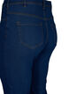 H&oslash;jtaljede jeans med bootcut, Bl&aring;, Packshot image number 3