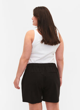 Maddison shorts med regular fit, Black, Model image number 1