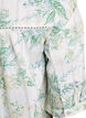 Bluse med print og 1/2 &aelig;rmer, Hvid, Packshot image number 3
