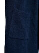 Lang cardigan med lommer, Bl&aring;, Packshot image number 2