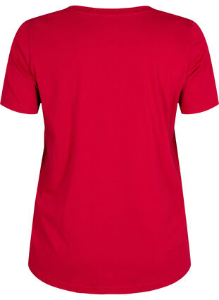 Bomulds t-shirt med front tryk, Tango Red LOS , Packshot image number 1