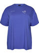 T-shirt i &oslash;kologisk bomuld med lille frontmotiv, Bl&aring;, Packshot image number 0