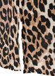 V-hals kjole i viskose, Brun, Packshot image number 3