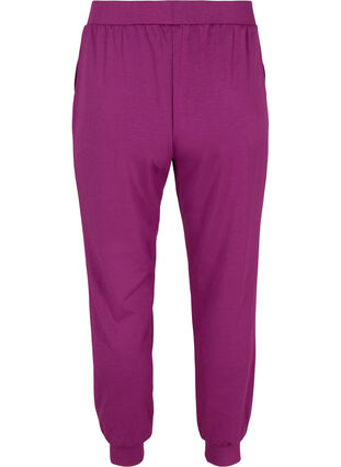 Sweatbukser med lommer, Dark Purple, Packshot image number 1