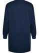 L&oslash;s sweatkjole med lommer, Bl&aring;, Packshot image number 1