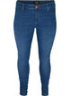 Jeggings i bomuldsblanding, Blue denim, Packshot image number 0