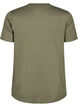 Basis t-shirt i bomuld med rund hals , Gr&oslash;n, Packshot image number 1