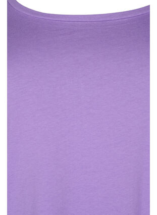 2-pak basis bluse i bomuld, Paisley Purple/Black, Packshot image number 2