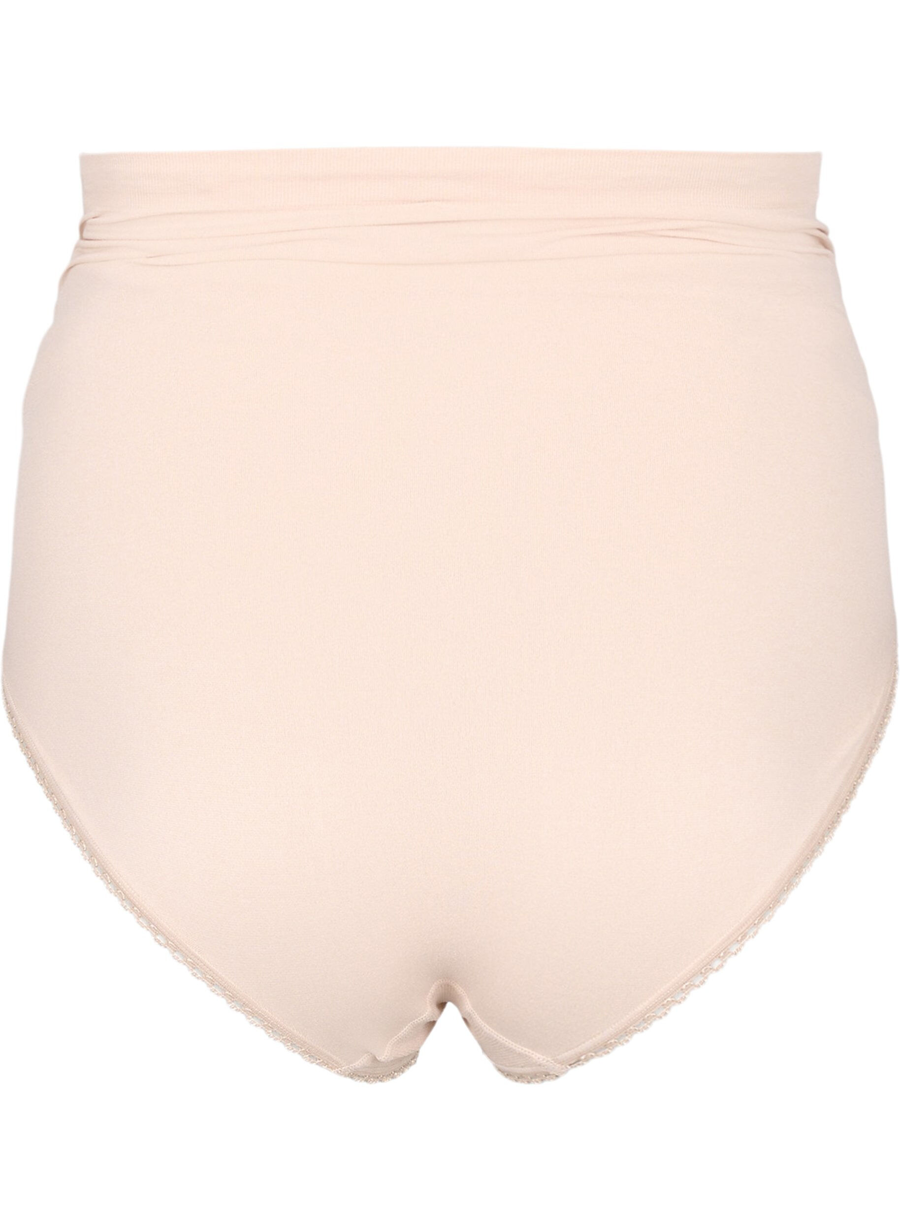 Zizzi Seamless graviditets trusse, Beige, Packshot image number 1