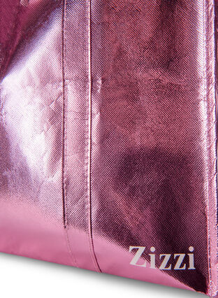 Shoppingbag med lynlås, Pink , Packshot image number 2