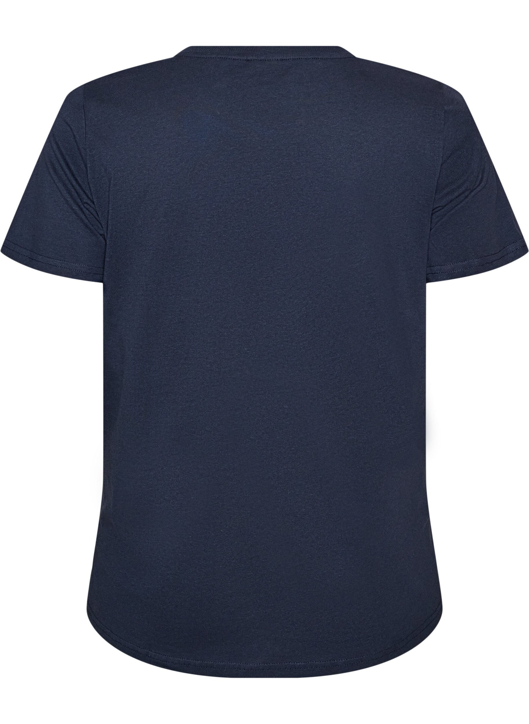 ZizziJule t-shirt i &oslash;kologisk bomuld, Bl&aring;, Packshot image number 1
