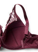 Vatteret blonde bh med b&oslash;jle , R&oslash;d, Packshot image number 3