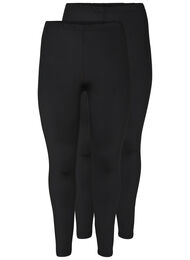 2-pak basis leggings , Sort