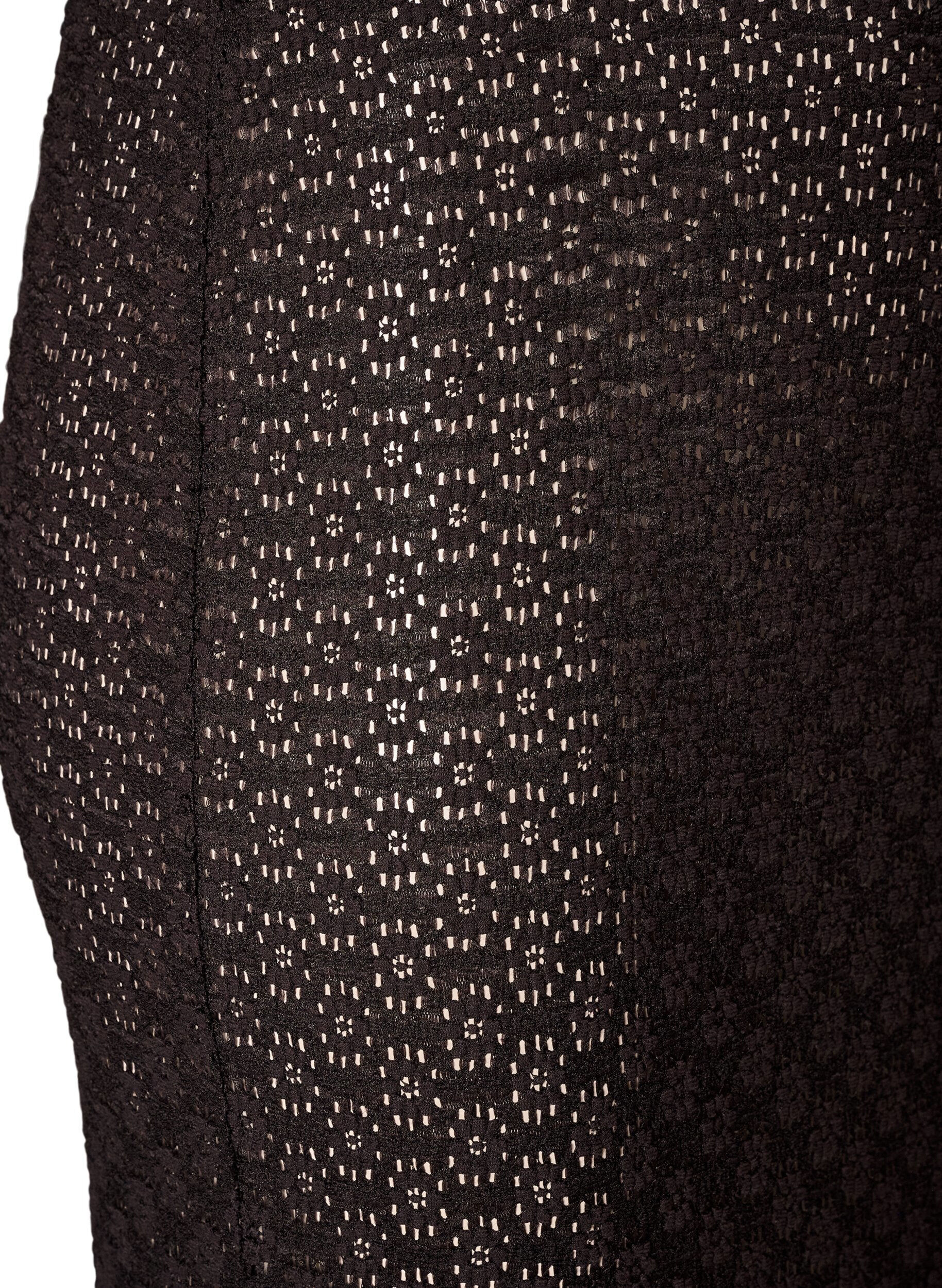 ZizziMaxinederdel med hulm&oslash;nster, Sort, Packshot image number 2