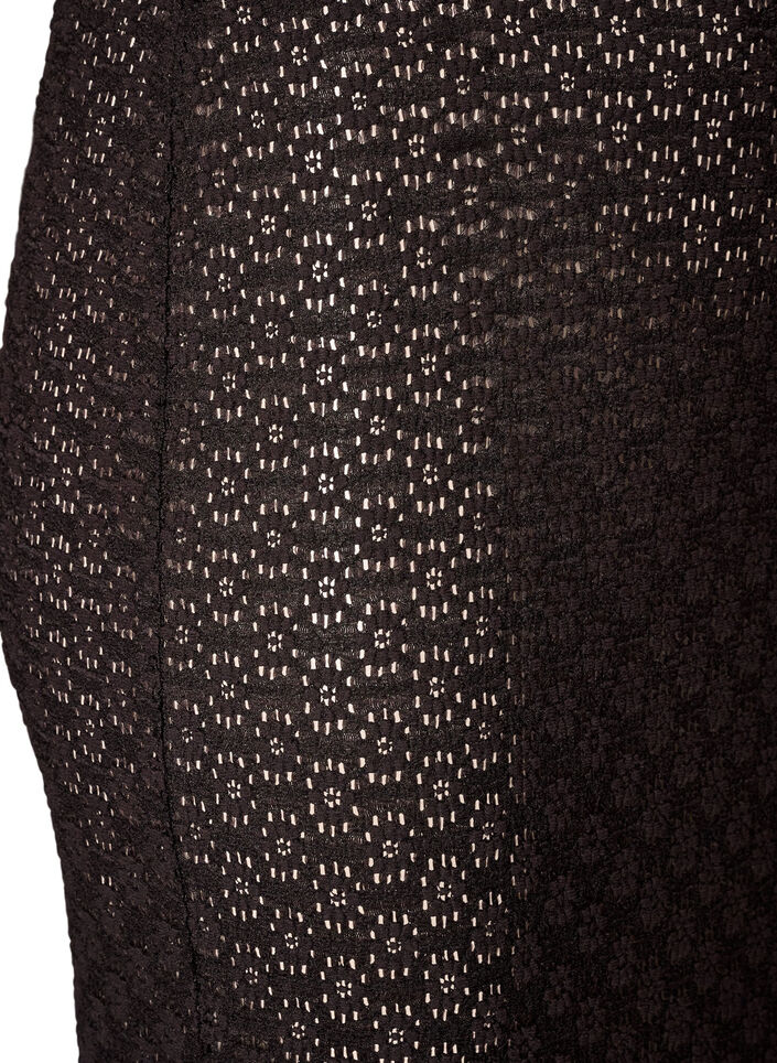 Maxinederdel med hulm&oslash;nster, Sort, Packshot image number 2
