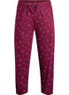 Pyjamasbukser i bomuld med h&oslash;j talje, R&oslash;d, Packshot image number 0