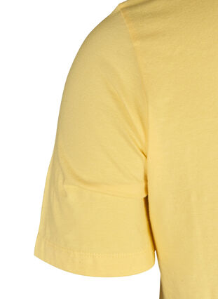 Basis t-shirt, Lemon Drop, Packshot image number 3
