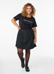 T-shirt med motiv, Sort, Model image number 1