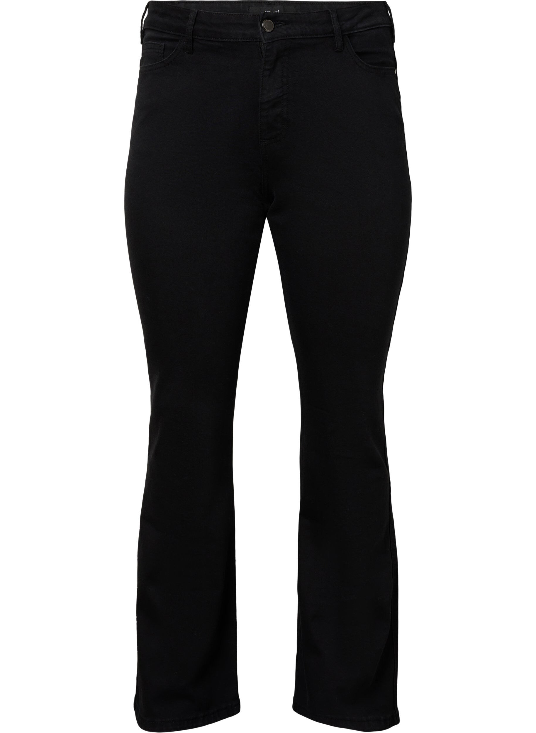 Ellen bootcut jeans med h&oslash;j talje