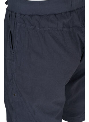 Løse shorts i bomuld, Mood Indigo, Packshot image number 3