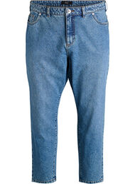 Mille mom fit jeans med h&oslash;j talje, Bl&aring;