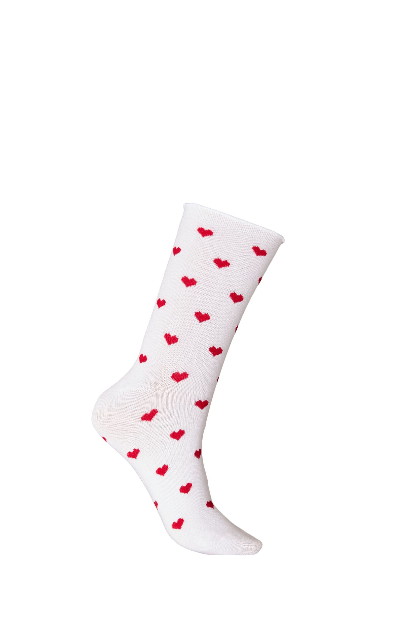 ZizziBomuldsstr&oslash;mper med motiver, Hvid, Packshot image number 1