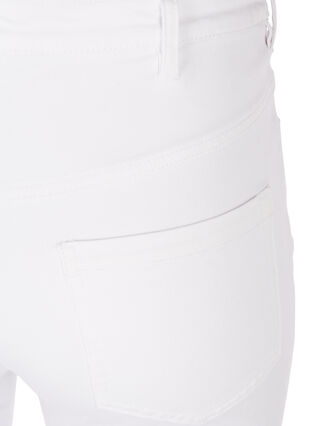 Super slim Amy jeans med høj talje, White, Packshot image number 3