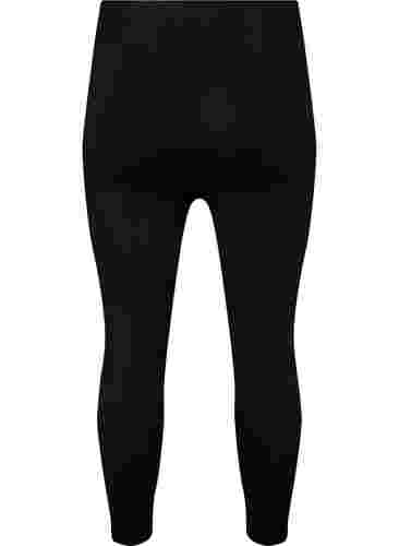 Seamless basis leggings, Black, Packshot image number 1