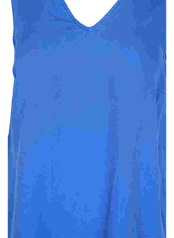 Spencerkjole med v-udskæring, Dazzling Blue, Packshot image number 2
