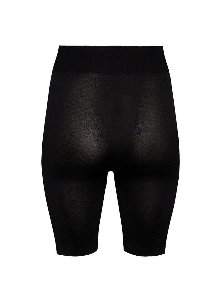 Seamless cykelshorts, Sort, Packshot image number 1